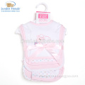 factory direct offer sweet series pink round dot lovely little sheep pattern oem baby bibs